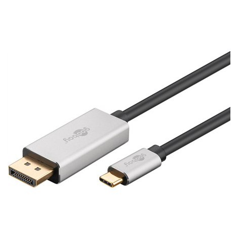 Goobay 60176 USB-C to DisplayPort Adapter Cable, 2m - 2